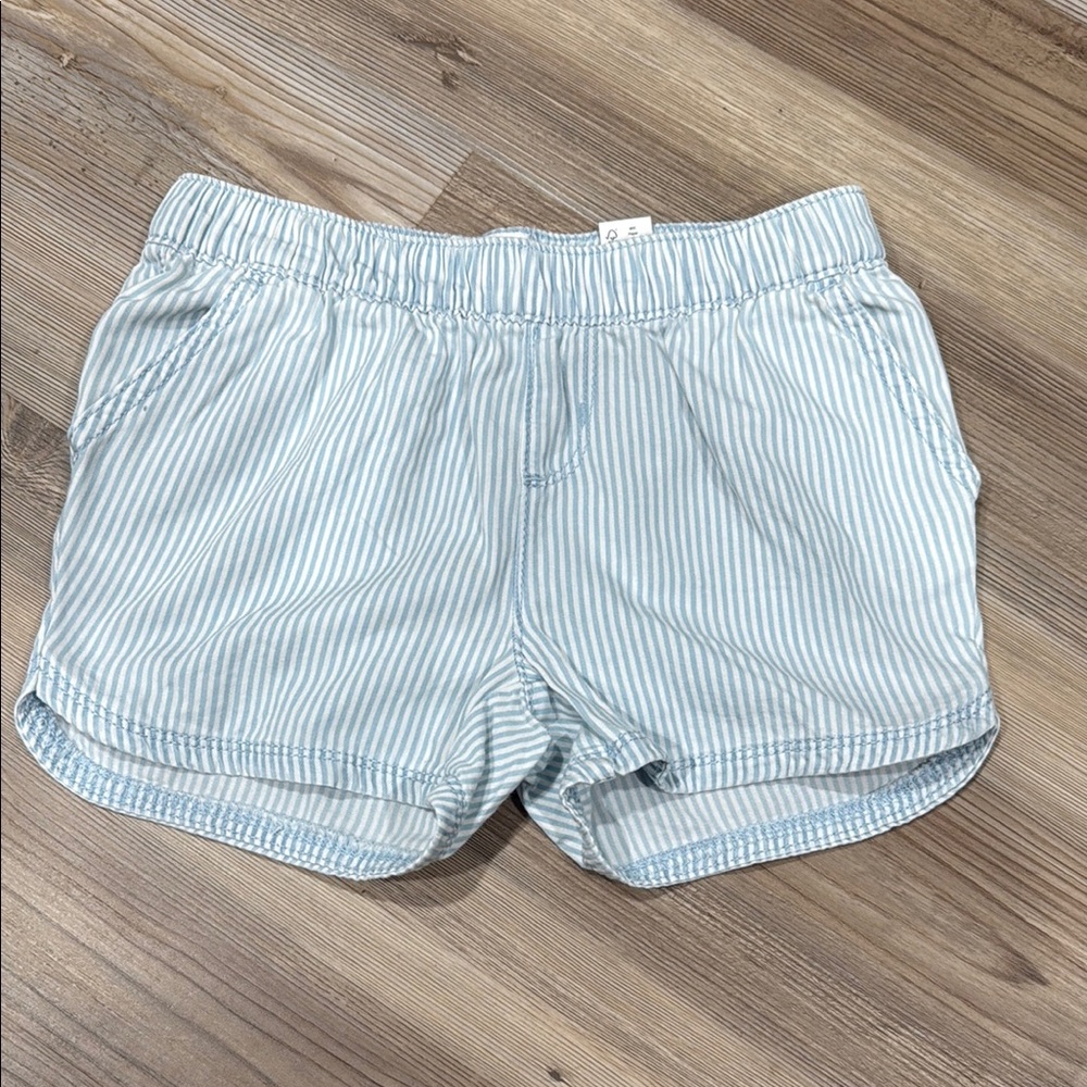 The Children's Place Blue and White Striped Shorts